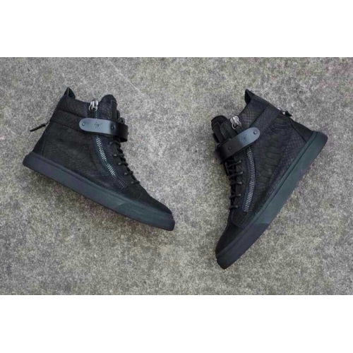 Replica Giuseppe Zanotti GZ High Tops Shoes For Men #230866 $107.00 USD for Wholesale