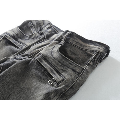 Replica Balmain Jeans For Men Trousers #238692 $64.00 USD for Wholesale