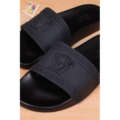 Replica Versace Slippers For Men #262176 $42.00 USD for Wholesale