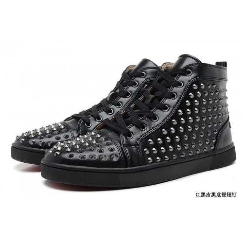 Replica Christian Louboutin CL High Tops Shoes For Men #265321 $115.00 USD for Wholesale