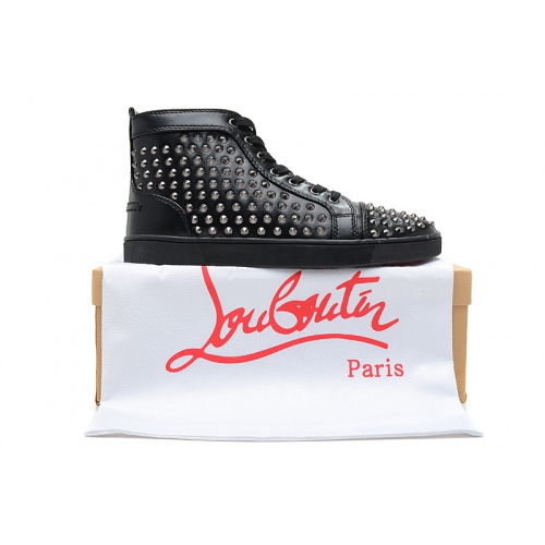 Replica Christian Louboutin CL High Tops Shoes For Men #265321 $115.00 USD for Wholesale