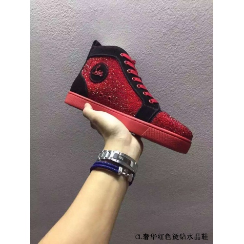 Wholesale Christian Louboutin CL High Tops Shoes For Men #265392 $98.00 USD, Wholesale Quality Replica Christian Louboutin High Top Shoes