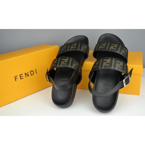 Replica Fendi Sandal For Men #285882 $46.00 USD for Wholesale