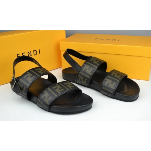 Replica Fendi Sandal For Men #285882 $46.00 USD for Wholesale