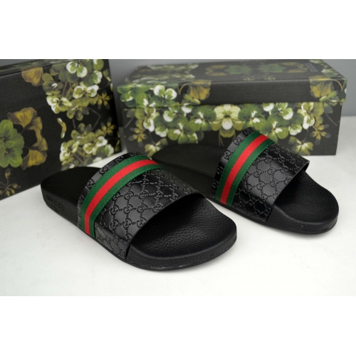 Wholesale Gucci Slippers For Men #285952 $44.00 USD, Wholesale Quality Replica Gucci Slippers