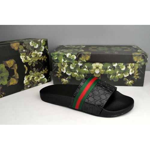 Replica Gucci Slippers For Men #285952 $44.00 USD for Wholesale