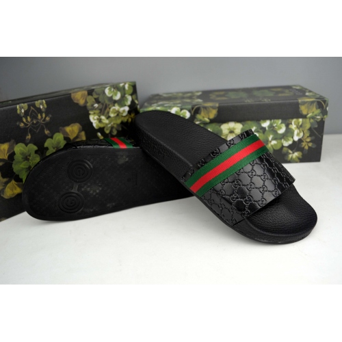 Replica Gucci Slippers For Men #285952 $44.00 USD for Wholesale