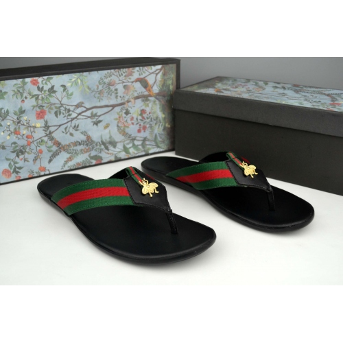 Replica Gucci Slippers For Men #286000 $42.10 USD for Wholesale