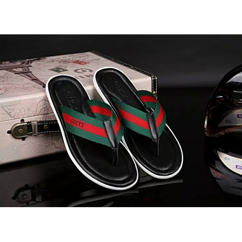 Wholesale Gucci Slippers For Men #286461 $42.50 USD, Wholesale Quality Replica Gucci Slippers