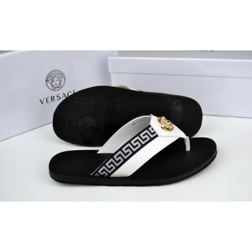 Wholesale Versace Slippers For Men #287850 $40.00 USD, Wholesale Quality Replica Versace Slippers