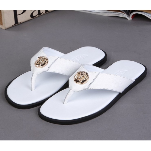 Wholesale Versace Slippers For Men #287857 $42.80 USD, Wholesale Quality Replica Versace Slippers