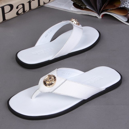 Replica Versace Slippers For Men #287857 $42.80 USD for Wholesale