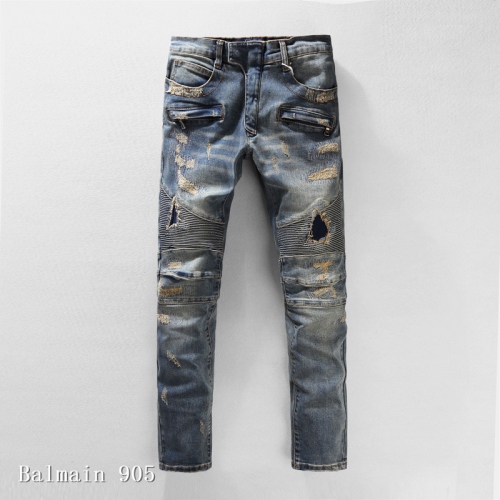 Wholesale Balmain Jeans For Men #364739 $68.00 USD, Wholesale Quality Replica Balmain Jeans