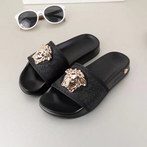 Wholesale Versace Slippers For Men #365640 $40.00 USD, Wholesale Quality Replica Versace Slippers