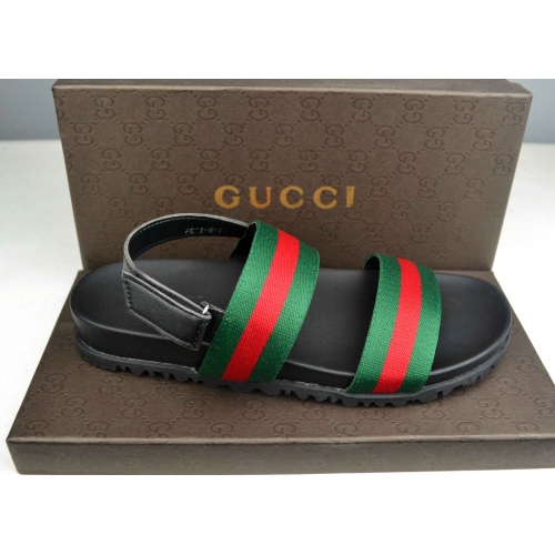 Replica Gucci Slippers For Men #365795 $42.10 USD for Wholesale