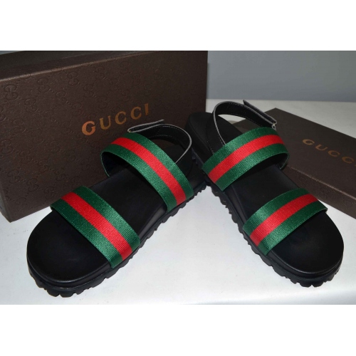 Replica Gucci Slippers For Men #365795 $42.10 USD for Wholesale