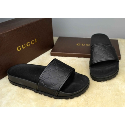 Wholesale Gucci Slippers For Men #365829 $42.10 USD, Wholesale Quality Replica Gucci Slippers