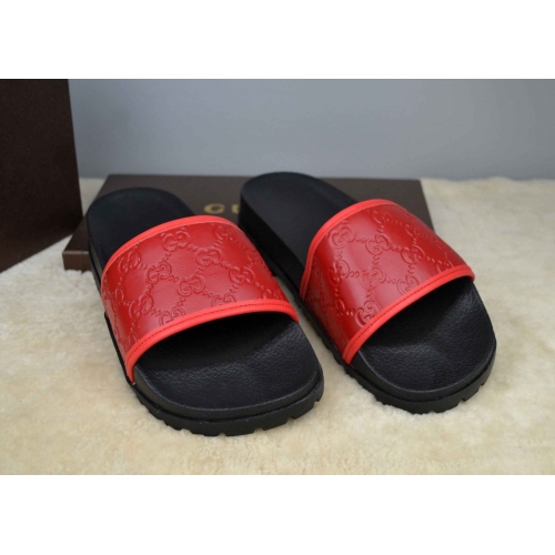 Replica Gucci Slippers For Men #365830 $42.10 USD for Wholesale