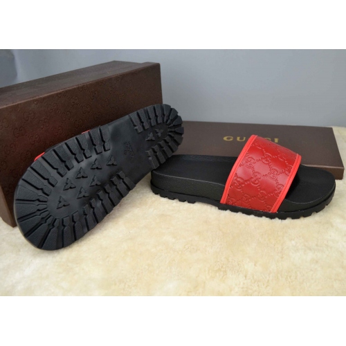 Replica Gucci Slippers For Men #365830 $42.10 USD for Wholesale