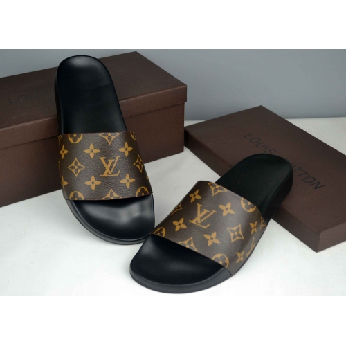 Wholesale Louis Vuitton LV Slippers For Men #368555 $40.00 USD, Wholesale Quality Replica Louis Vuitton Slippers