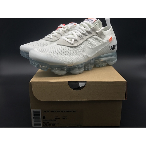 Replica Off White & Nike Air VaporMax For Men #382598 $66.00 USD for Wholesale