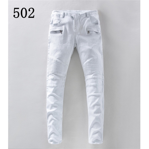 Wholesale Balmain Jeans For Men #402975 $60.00 USD, Wholesale Quality Replica Balmain Jeans