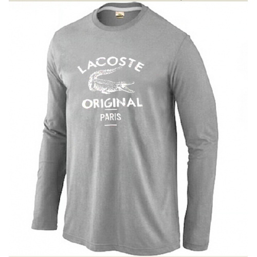 Wholesale Lacoste T-Shirts Long Sleeved For Men #413856 $24.80 USD, Wholesale Quality Replica Lacoste T-Shirts