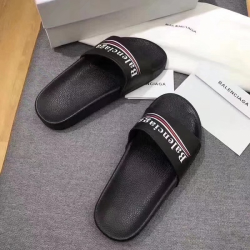 Replica Balenciaga Slippers For Men #423433 $44.00 USD for Wholesale