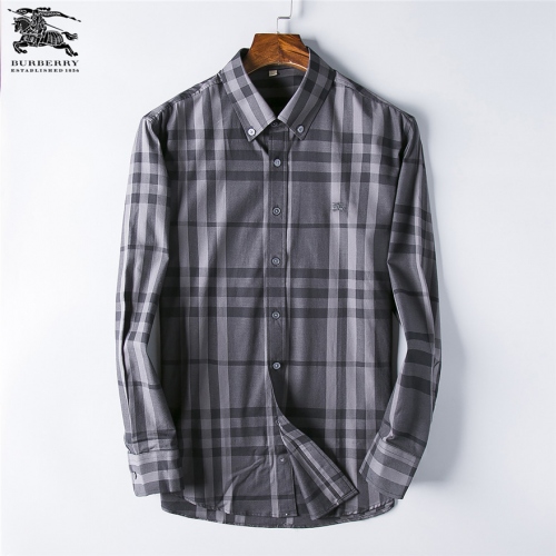 Wholesale Burberry Shirts Long Sleeved For Men #428748 $38.00 USD, Wholesale Quality Replica Burberry Shirts