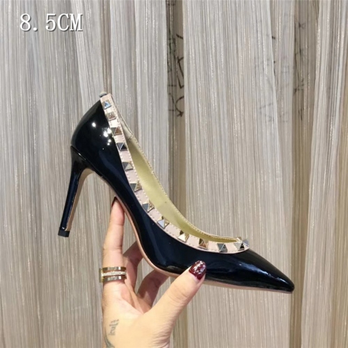 Wholesale Valentino High-Heeled Shoes For Women #432724 $81.00 USD, Wholesale Quality Replica Valentino High-Heeled Shoes