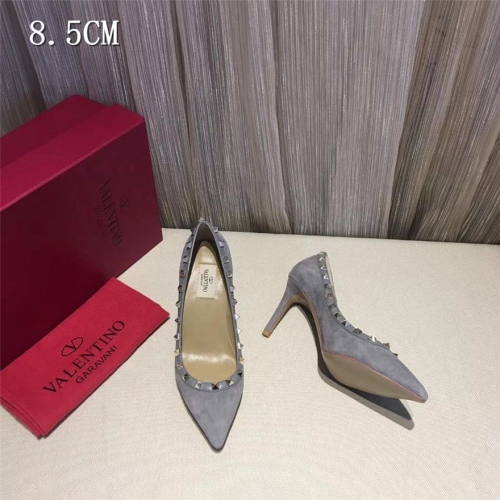 Replica Valentino High-Heeled Shoes For Women #432734 $81.00 USD for Wholesale