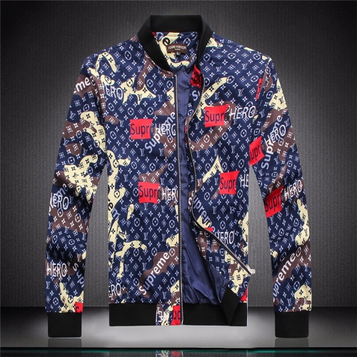 Wholesale Louis Vuitton Jackets Long Sleeved For Men #434452 $52.00 USD, Wholesale Quality Replica Louis Vuitton LV Coat &amp; Jackets