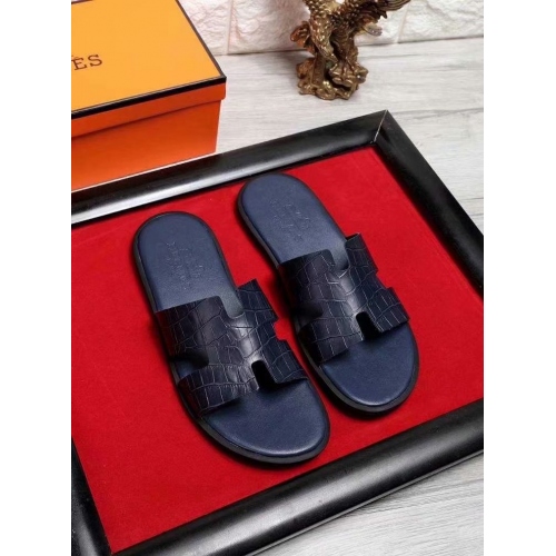 Wholesale Hermes Slippers For Men #434884 $52.00 USD, Wholesale Quality Replica Hermes Slippers