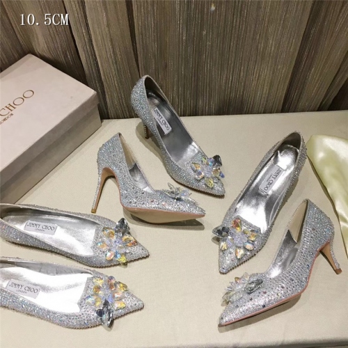 Replica Jimmy Choo High-Heeled Shoes For Women #436582 $91.00 USD for Wholesale