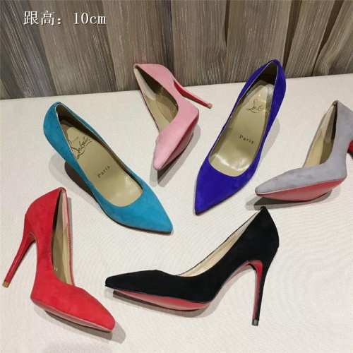 Replica Christian Louboutin CL High-heeled Shoes For Women #436641 $82.50 USD for Wholesale