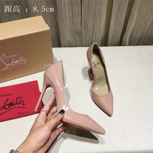 Replica Christian Louboutin CL High-heeled Shoes For Women #436649 $82.50 USD for Wholesale