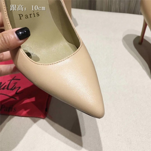 Replica Christian Louboutin CL High-heeled Shoes For Women #436805 $87.00 USD for Wholesale