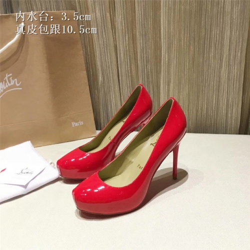 Wholesale Christian Louboutin CL High-heeled Shoes For Women #436814 $84.00 USD, Wholesale Quality Replica Christian Louboutin High-heeled shoes