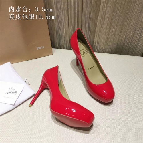 Replica Christian Louboutin CL High-heeled Shoes For Women #436814 $84.00 USD for Wholesale