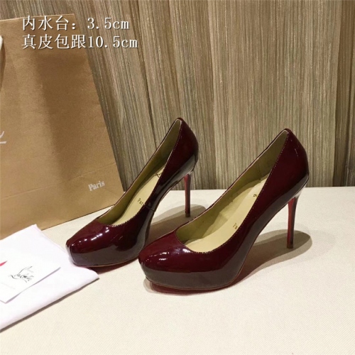 Wholesale Christian Louboutin CL High-heeled Shoes For Women #436816 $84.00 USD, Wholesale Quality Replica Christian Louboutin High-heeled shoes