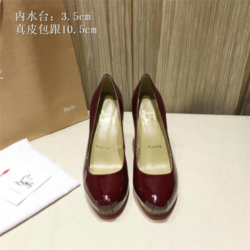 Replica Christian Louboutin CL High-heeled Shoes For Women #436816 $84.00 USD for Wholesale