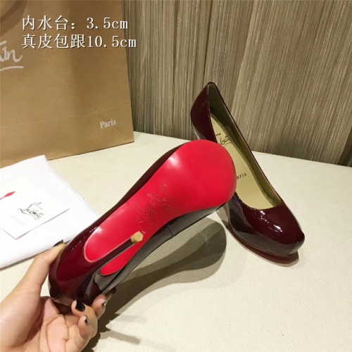 Replica Christian Louboutin CL High-heeled Shoes For Women #436816 $84.00 USD for Wholesale