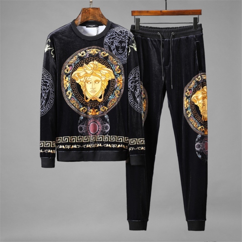 Wholesale Versace Tracksuits Long Sleeved For Men #440382 $97.00 USD, Wholesale Quality Replica Versace Tracksuits