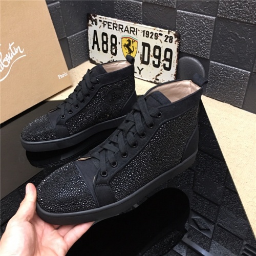 Wholesale Christian Louboutin CL High Tops Shoes For Men #477782 $85.00 USD, Wholesale Quality Replica Christian Louboutin High Top Shoes