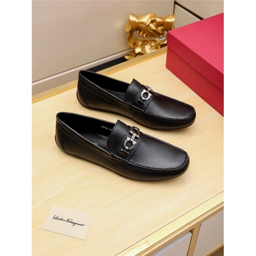 Wholesale Salvatore Ferragamo SF Leather Shoes For Men #481336 $72.00 USD, Wholesale Quality Replica Salvatore Ferragamo Leather Shoes