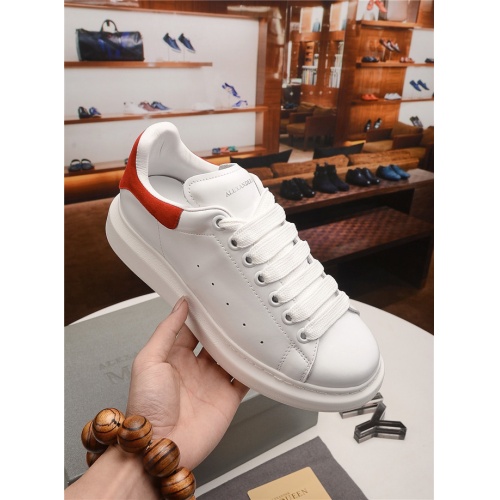 Wholesale Alexander McQueen Leather Shoes For Women #485004 $80.00 USD, Wholesale Quality Replica Alexander McQueen Casual Shoes