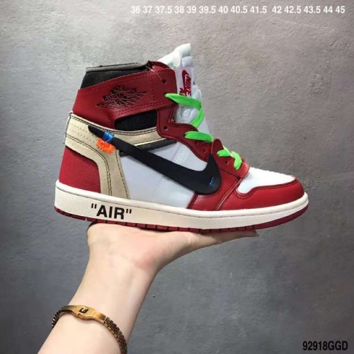 Wholesale Nike Air Jordan 1 &amp; Off-White For Men #497441 $66.00 USD, Wholesale Quality Replica Air Jordan Shoes for New