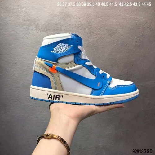 Wholesale Nike Air Jordan 1 &amp; Off-White For Men #497442 $66.00 USD, Wholesale Quality Replica Air Jordan Shoes for New