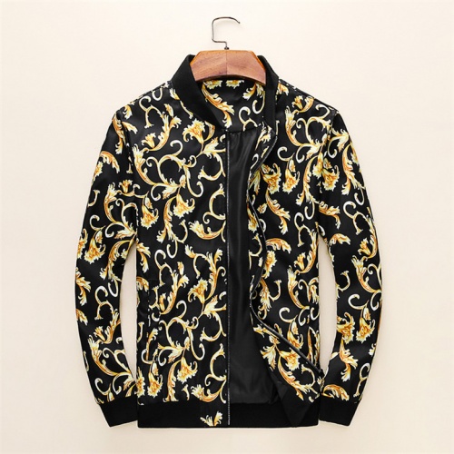 Wholesale Versace Jackets Long Sleeved For Men #497459 $52.00 USD, Wholesale Quality Replica Versace Jackets