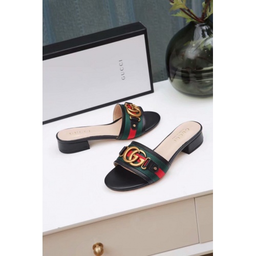 Replica Gucci Fashion Slippers For Women #500910 $65.00 USD for Wholesale